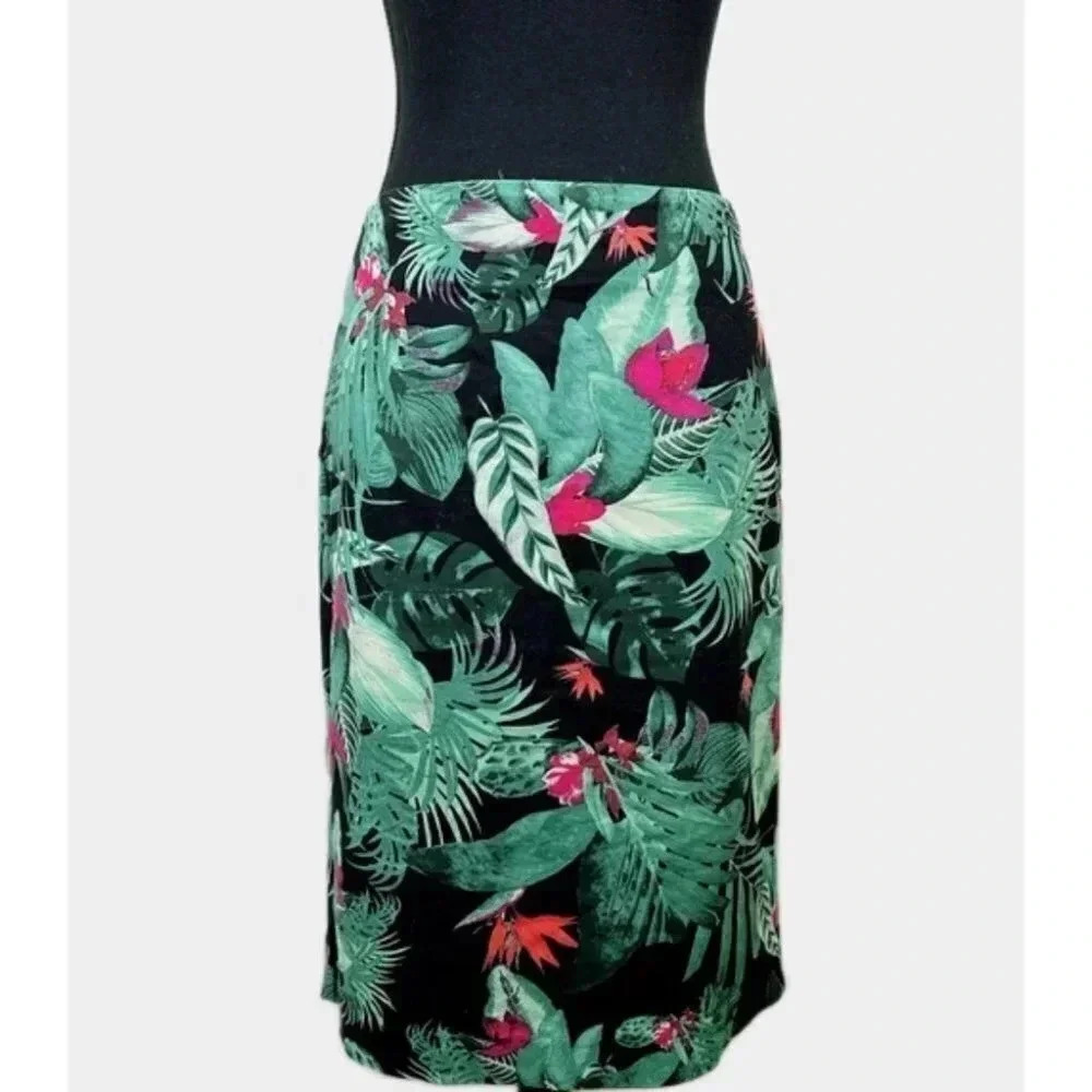 Lord And Taylor Tropical Pencil Skirt